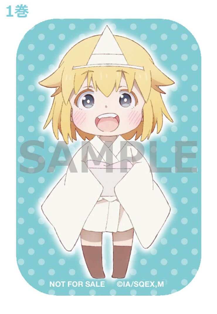 スクエア缶バッジ（幽霊ちゃん）