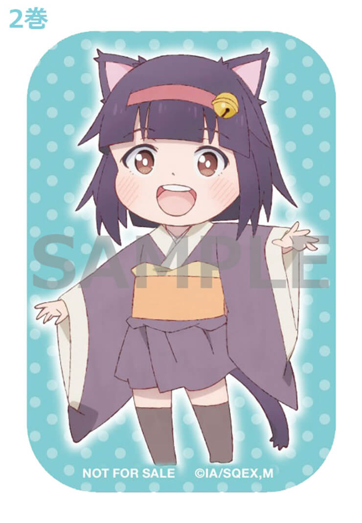 スクエア缶バッジ（みゃーこ）